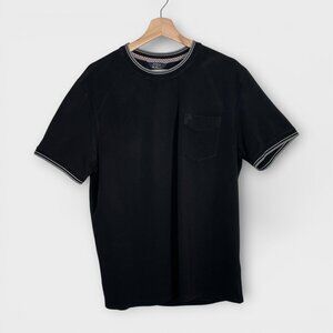 🦜 Ben Sherman T-shirt LARGE Black Short Sleeve